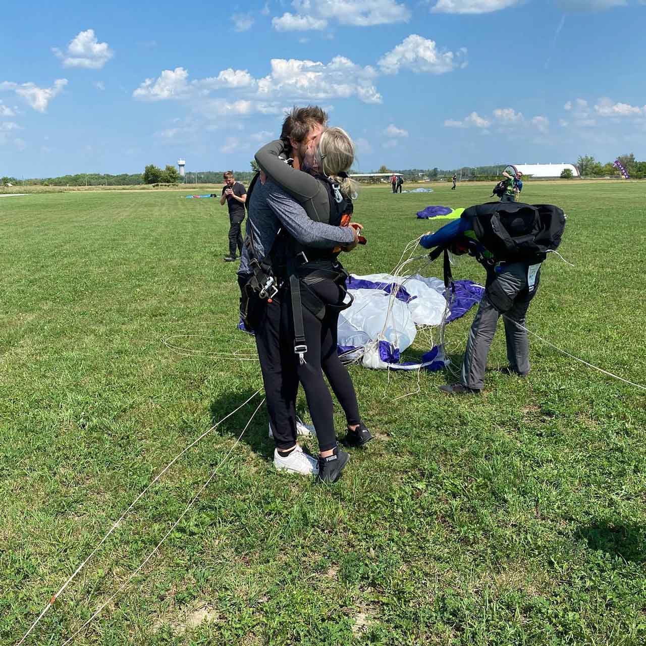 skydiving proposal canada
